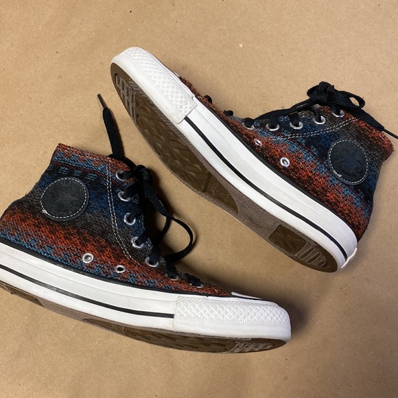 Converse Colorful Woven High Top Chuck Taylor All Star Sneakers - Picture 7 of 16